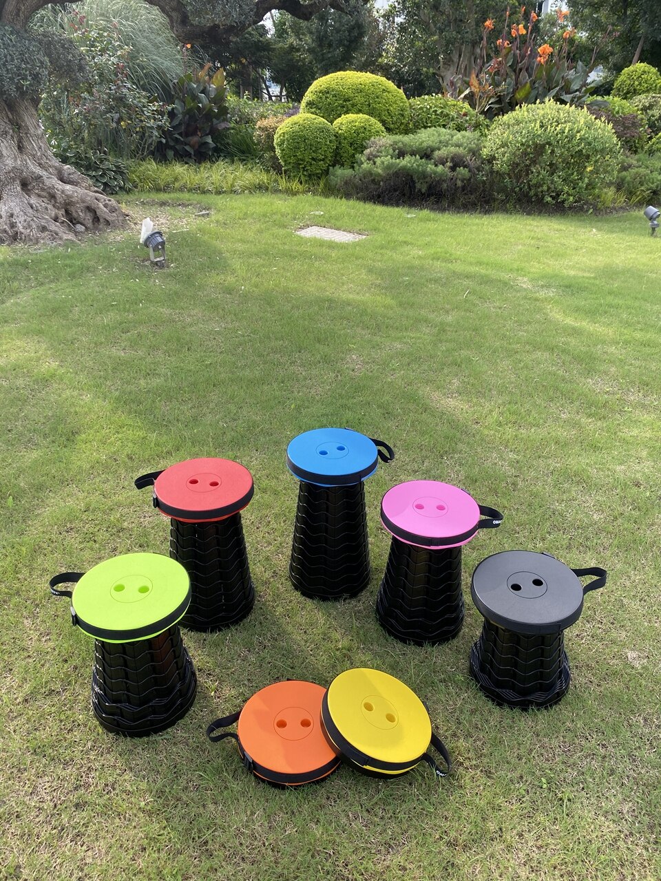 HKG Outdoor Portable Telescopic Stool Folding Chair for Camping Beach Fishing and Home Office HKG Outdoor Portable Telescopic Stool Folding Chair for Camping Beach Fishing and Home Office