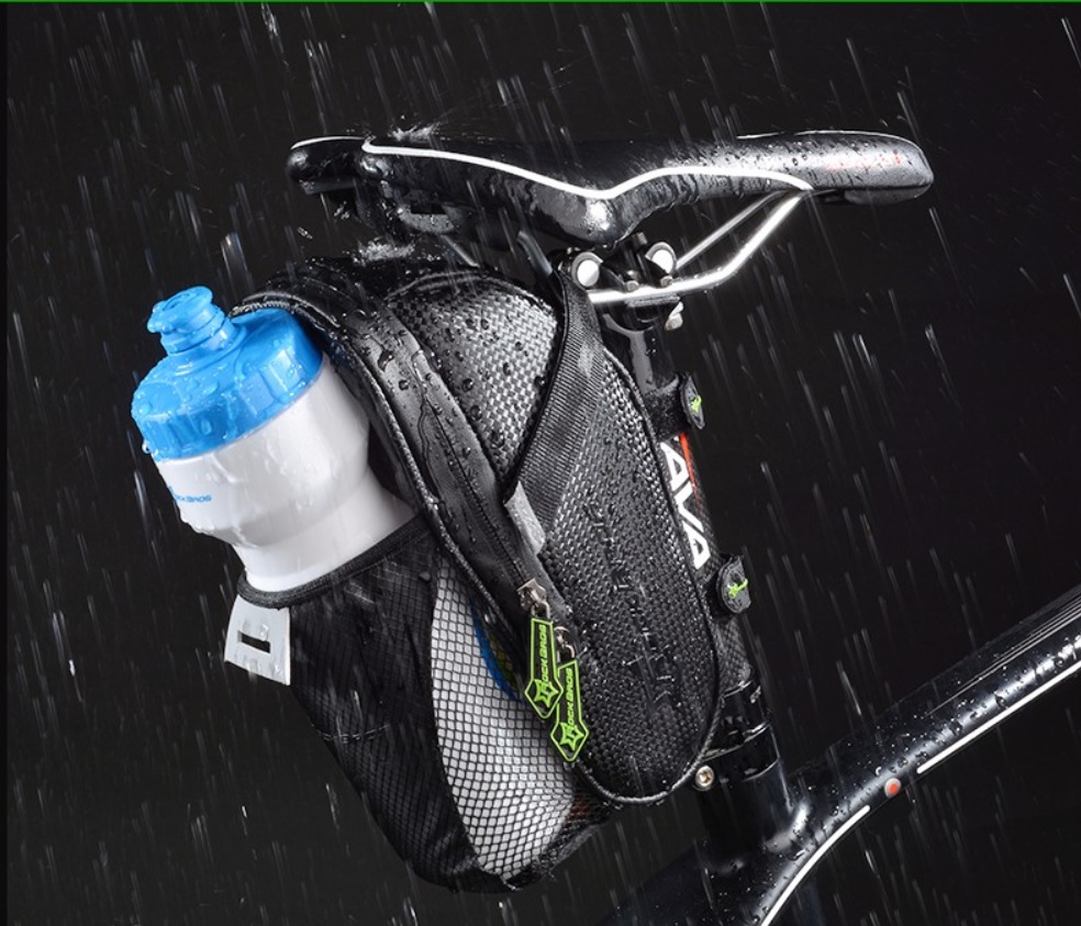 Rockbros Waterproof Bicycle Saddle Bag With Waterbottle Pouch